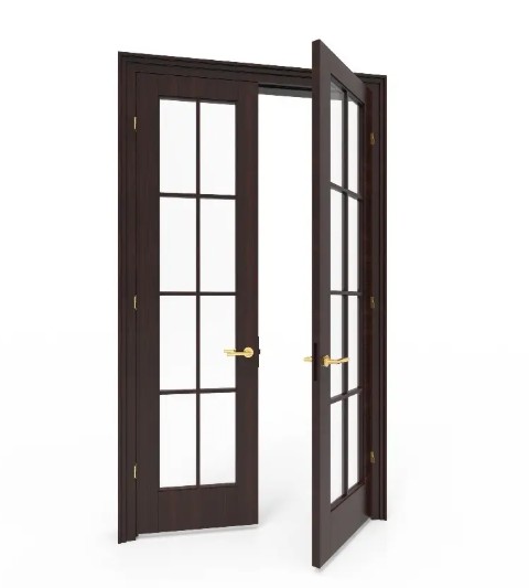 Porta a battente in alluminio