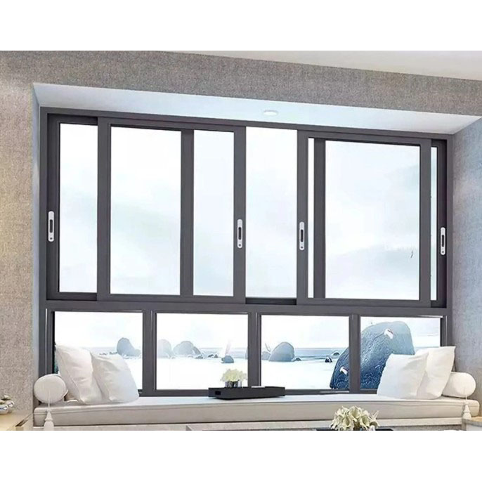 Balcone a doppio vetro in alluminio vetro vetrini